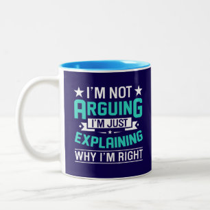 Tasse 2 Couleurs Conception de citation drôle et sarcastique