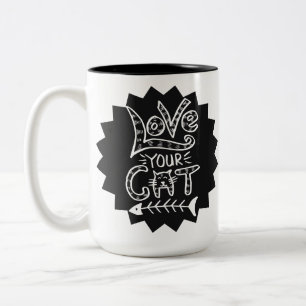 Tasse 2 Couleurs Conception de citation mignonne pour les amoureux