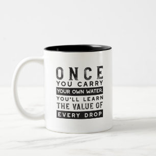 Tasse 2 Couleurs Conception de devis de sagesse - Valeur de chaque