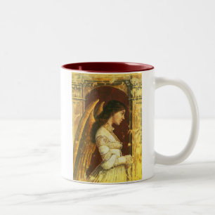 Tasse 2 Couleurs Conception de fresque d'ange