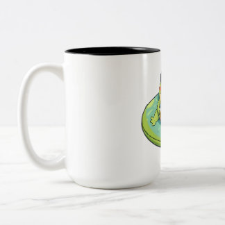Tasse 2 Couleurs Conception de grenouille chibi mignonne journée d'