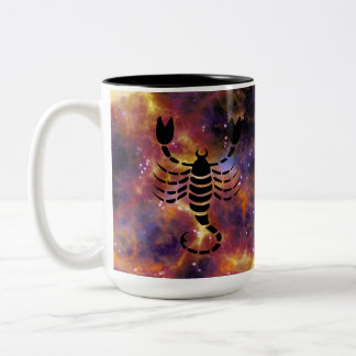 Tasse 2 Couleurs Conception de la galaxie du zodiaque Scorpion – As