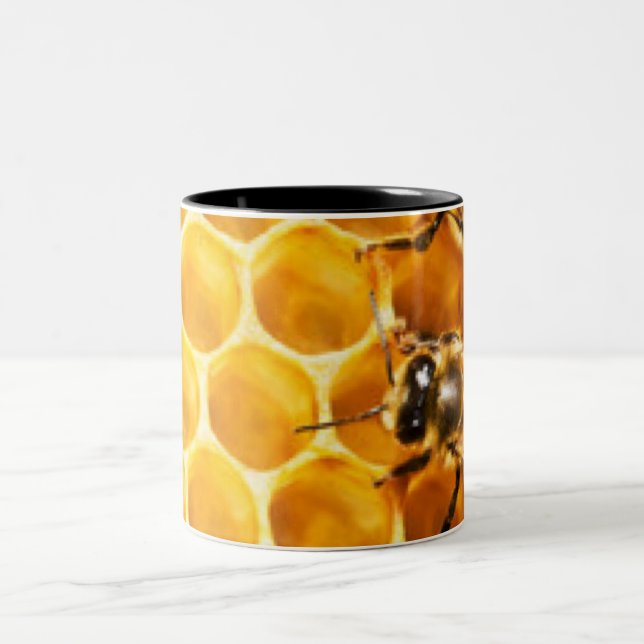 Tasse 2 Couleurs Conception de l'Motif des abeilles (Centre)