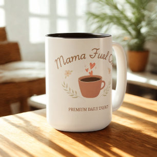 Tasse 2 Couleurs Conception de maman cozy coffee Mama Fuel Co.