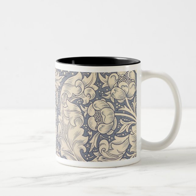 Tasse 2 Couleurs Conception de "marguerite" (textile) (Droit)