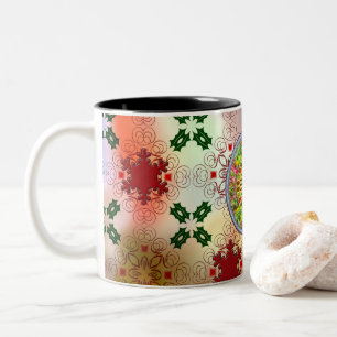 Tasse 2 Couleurs Conception de Noël moche