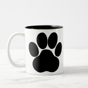 Tasse 2 Couleurs Conception de pieds de panda