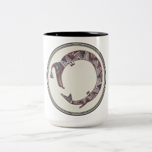 Tasse 2 Couleurs Conception de poterie Mimbres