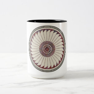 Tasse 2 Couleurs Conception de poterie Mimbres