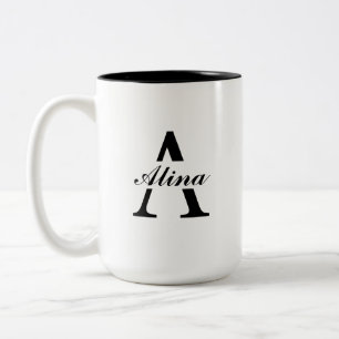 Tasse 2 Couleurs Conception de votre propre logo promotionnel