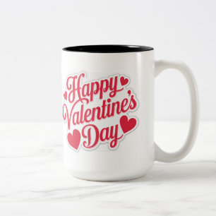 Tasse 2 Couleurs "Conception des voeux Heureuses Saintes-Valentin
