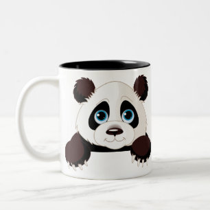 Tasse 2 Couleurs conception d'illustration de panda