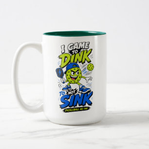 Tasse 2 Couleurs Conception drôle de joueur de pickleball