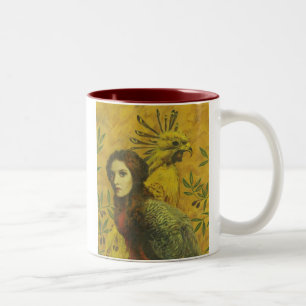 Tasse 2 Couleurs Conception d'un mutant pour la dame des oiseaux