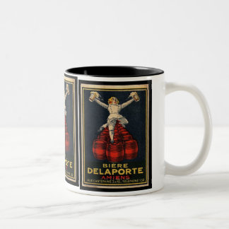Tasse 2 Couleurs Conception française vintage d'affiche de la