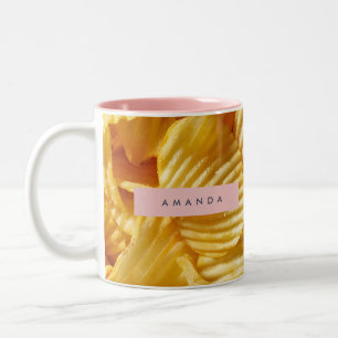 Tasse 2 Couleurs Conception personnalisée de chips de pomme de terr