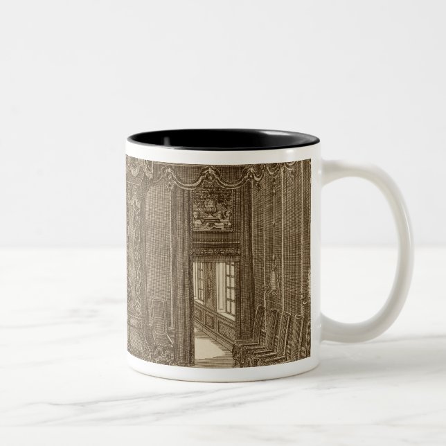 Tasse 2 Couleurs Conception pour une chambre à coucher avec un lit (Droit)