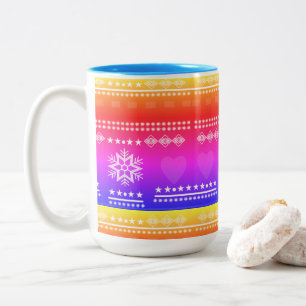Tasse 2 Couleurs conception scandinave, style campagne