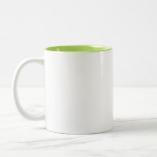 Tasse 2 Couleurs Conception simple blanche personnalisée Ajouter un