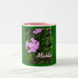Tasse 2 Couleurs Conception-Tasse Style-Florale de Marla-Nom