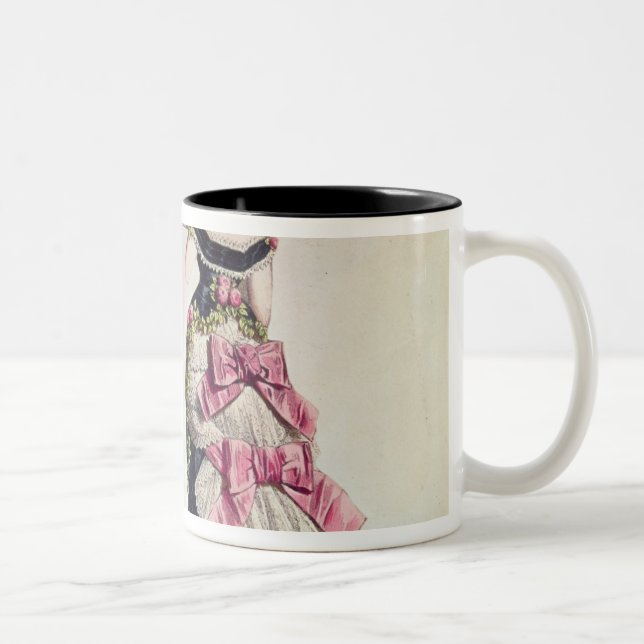 Tasse 2 Couleurs Conceptions de mode pour des femmes des 1860's (Droit)