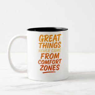 Tasse 2 Couleurs Concevez votre destin - Typographie Motivationnell