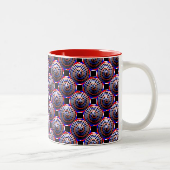 Tasse 2 Couleurs Cône spirale par Kenneth Yoncich (Droit)