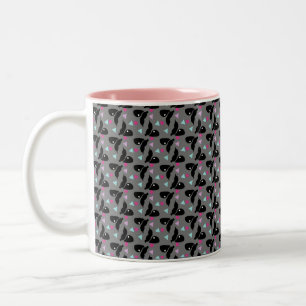 Tasse 2 Couleurs Confettis géométriques abeille pour la Saint-Valen