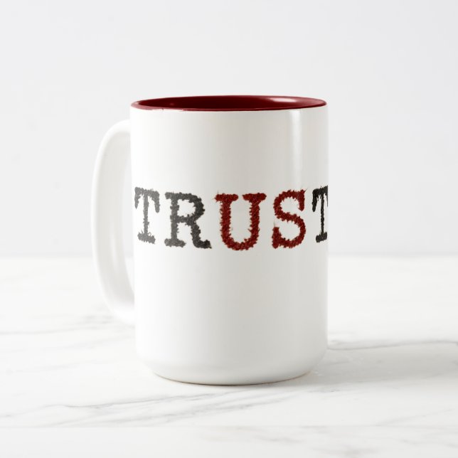 Tasse 2 Couleurs Confiance (Devant gauche)