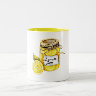 Tasse 2 Couleurs Confiture de citron jaune