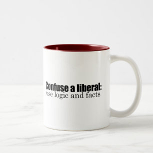 Tasse 2 Couleurs Confondez un libéral