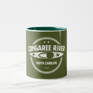 Tasse 2 Couleurs Congaree River Caroline du Sud Kayaking