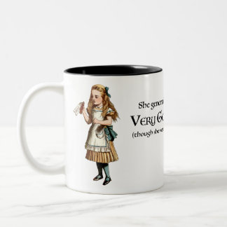 Tasse 2 Couleurs Conseil d'Alice au pays des merveilles