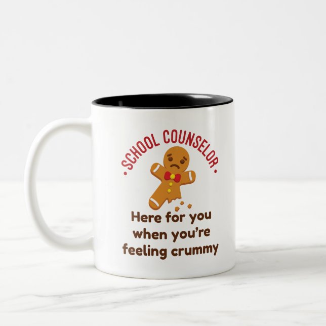 Tasse 2 Couleurs Conseiller scolaire ici quand vous vous sentez cru (Gauche)