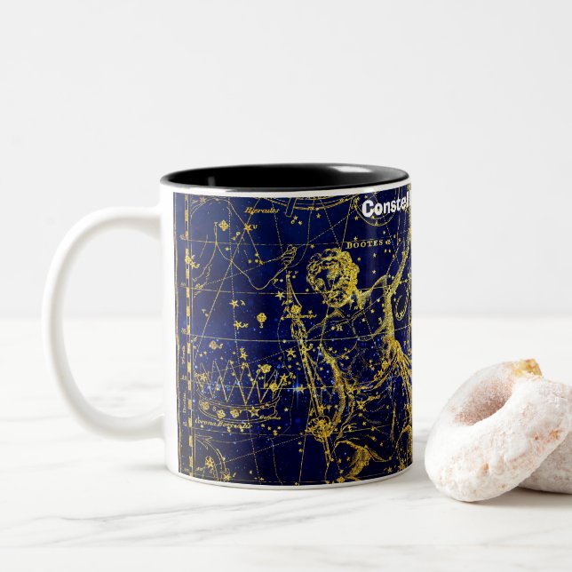 Tasse 2 Couleurs Constellation de Bouvier (Avec donut)