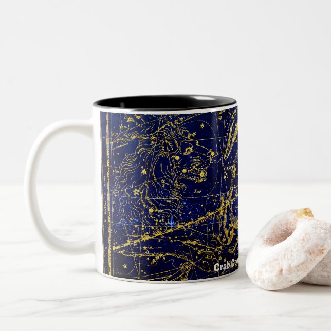 Tasse 2 Couleurs Constellation du crabe (Avec donut)