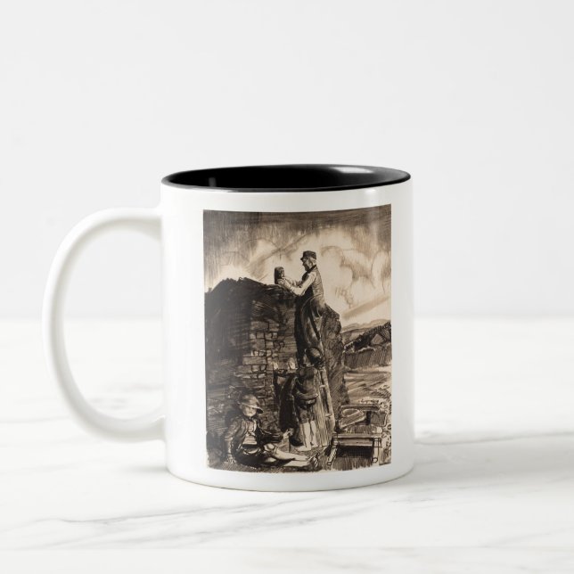Tasse 2 Couleurs Constructeurs - George Bellows - 1922 (Gauche)