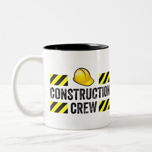 Tasse 2 Couleurs Construction Crew (Gauche)