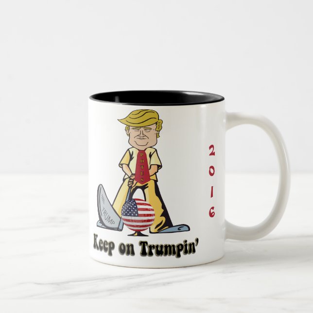 Tasse 2 Couleurs Continuez Sur La Trumpin' (Droit)