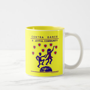 Tasse 2 Couleurs Contre la joie de danse