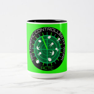Tasse 2 Couleurs Contrôleur de la circulation aérienne