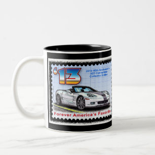 Tasse 2 Couleurs Convertible 2013 d'anniversaire de Corvette