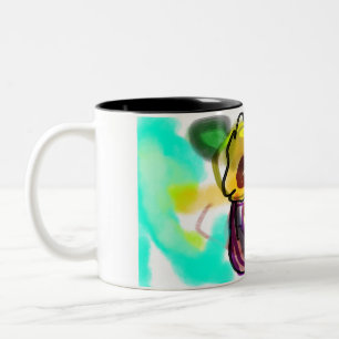 Tasse 2 Couleurs Cool d'art Sunflower