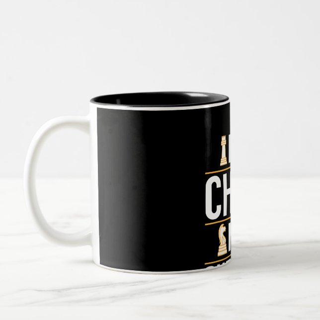 Tasse 2 Couleurs cool ses échecs pas checkers chèques joueurs cadea (Gauche)
