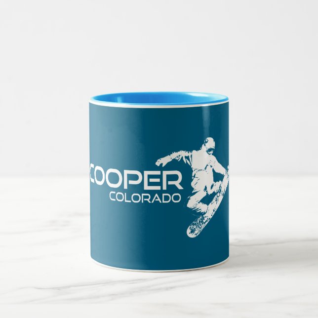 Tasse 2 Couleurs Cooper Colorado Snowboardeur (Centre)