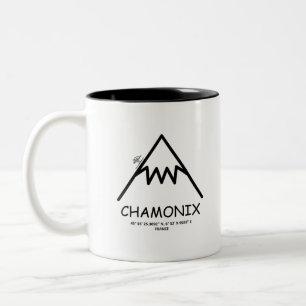 Tasse 2 Couleurs Coordonnées Chamonix