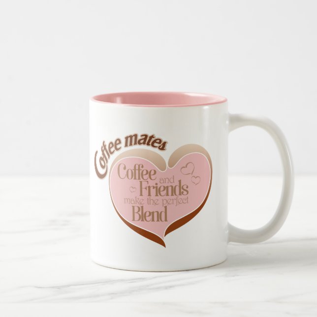 Tasse 2 Couleurs Copains de café (Droit)