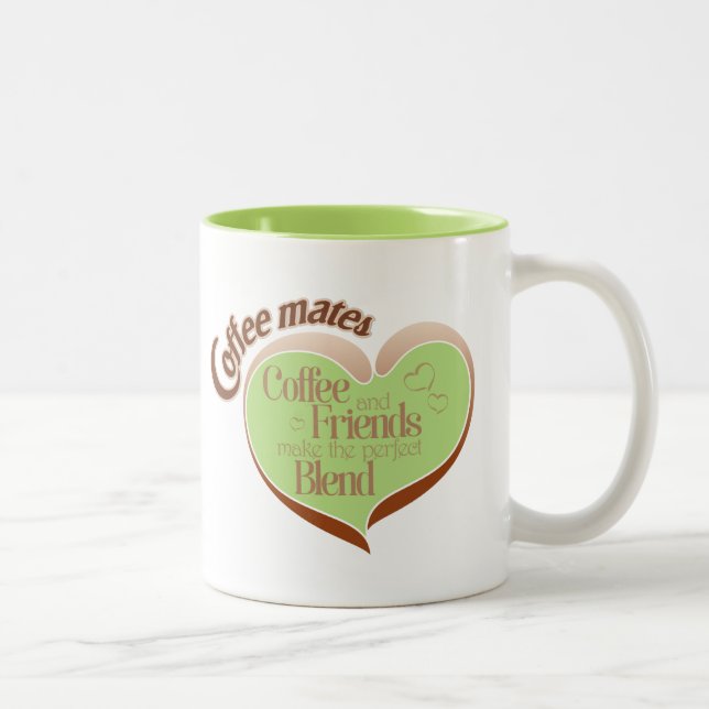 Tasse 2 Couleurs Copains de café (Droit)