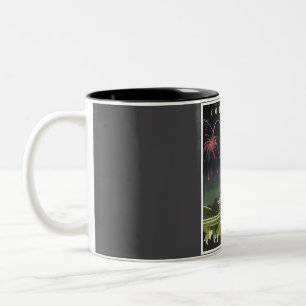Tasse 2 Couleurs Copenhague Danemark Vintage voyage