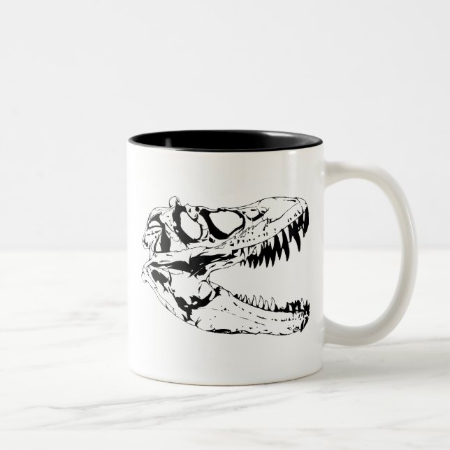 Tasse 2 Couleurs copie de dinosaure (Droit)